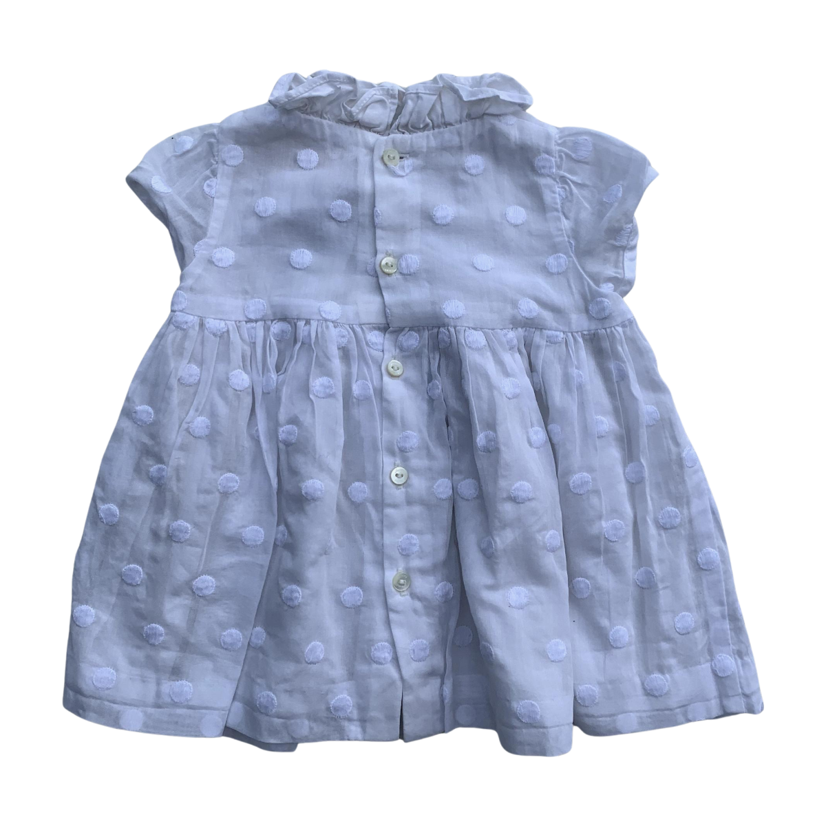 JACADI - ROBE - BLANC - 3 MOIS