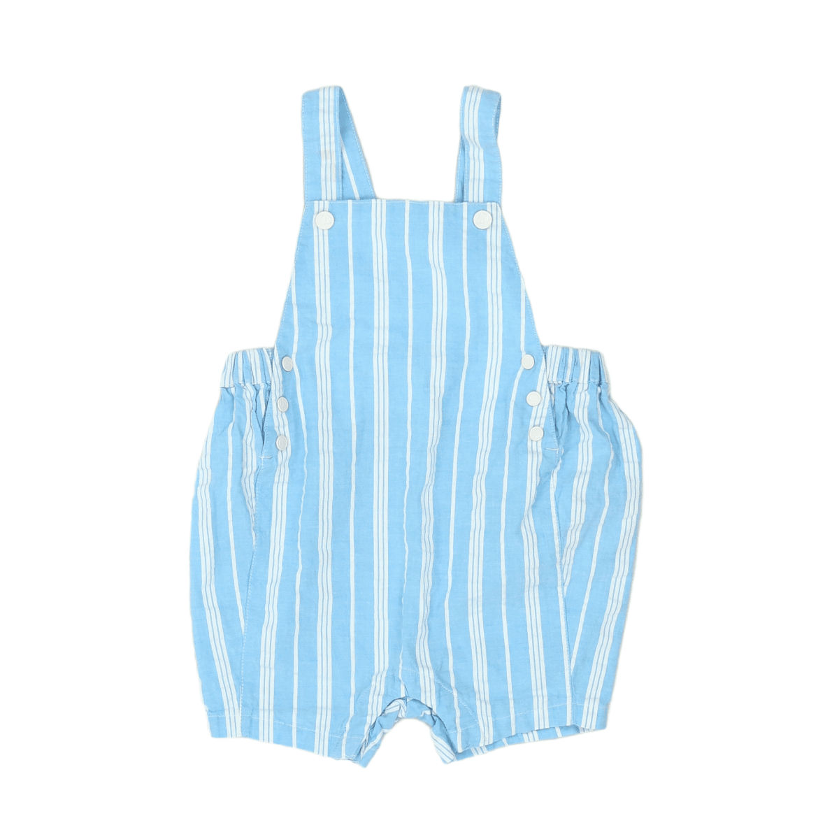 LITTLE BOAT - OVERALLS - WHITE, BLUE - 12 MONTHS