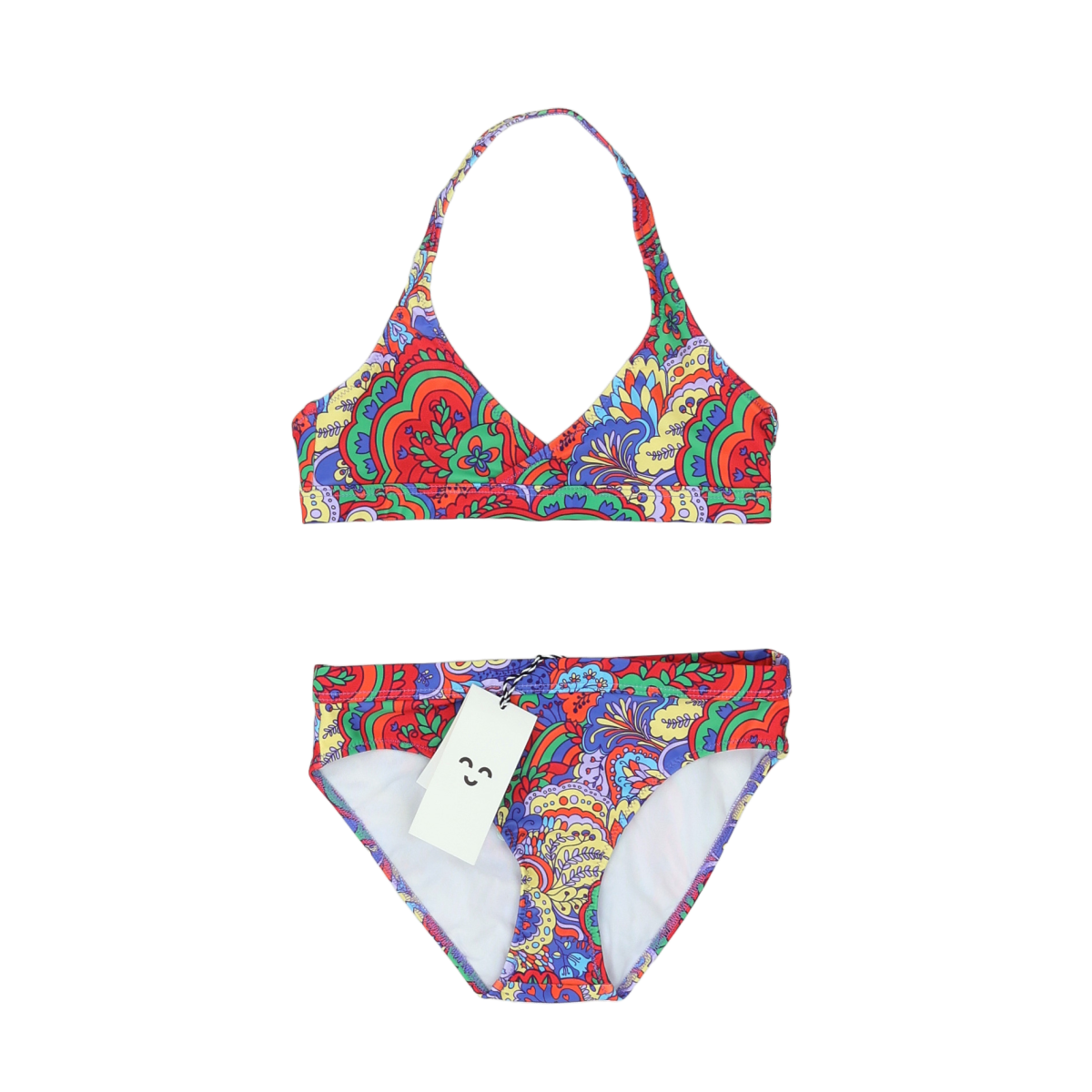 FINGER IN THE NOSE - MAILLOT DE BAIN 2 PIÈCE - ROUGE, MULTICOLORE - 6 ANS