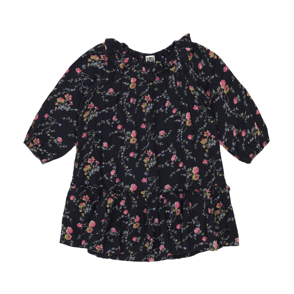 BONTON - ROBE - NOIR - 4 ANS