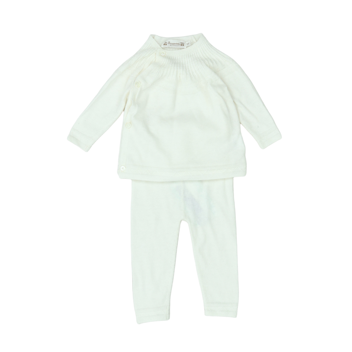 BONPOINT - ENSEMBLE - BLANC - 6 MOIS
