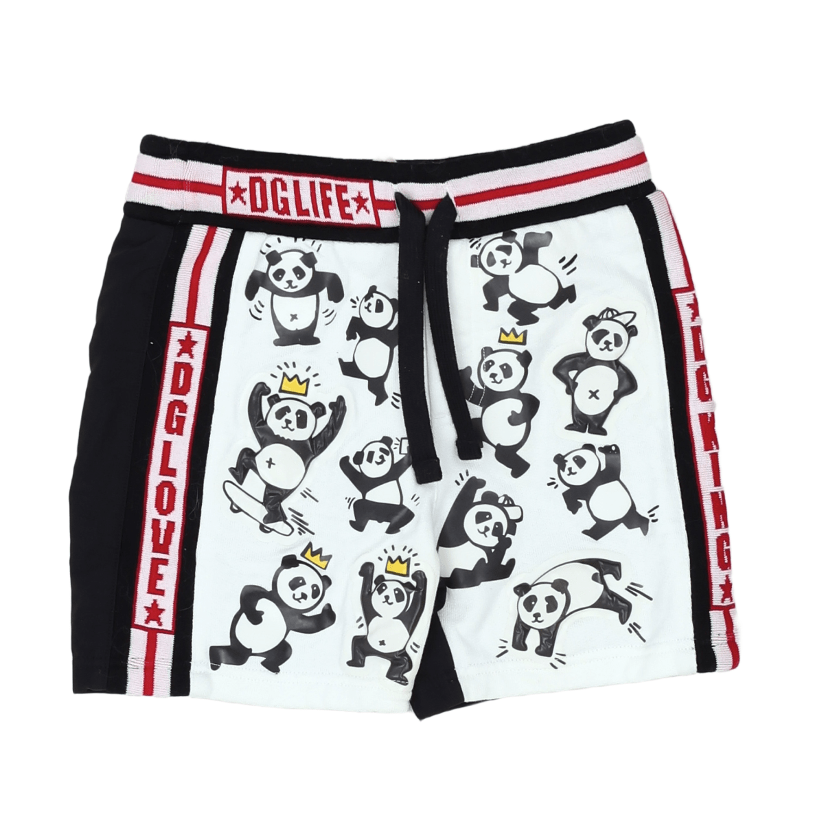 DOLCE &amp; GABBANA - SHORTS - BLACK, WHITE - 12 MONTHS