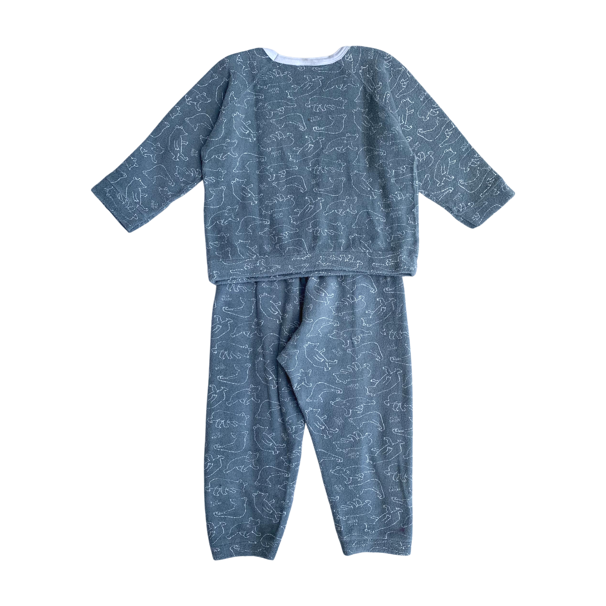 PETIT BATEAU - PYJAMA - GRIS - 4 ANS