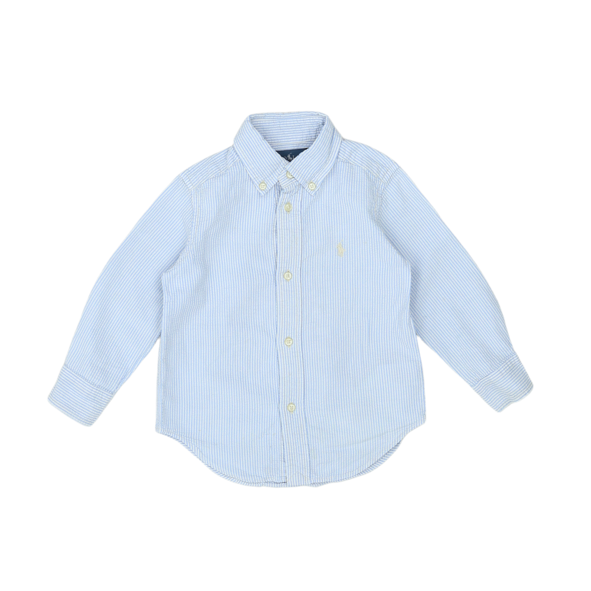 RALPH LAUREN - CHEMISE - BLANC, BLEU - 24 MOIS