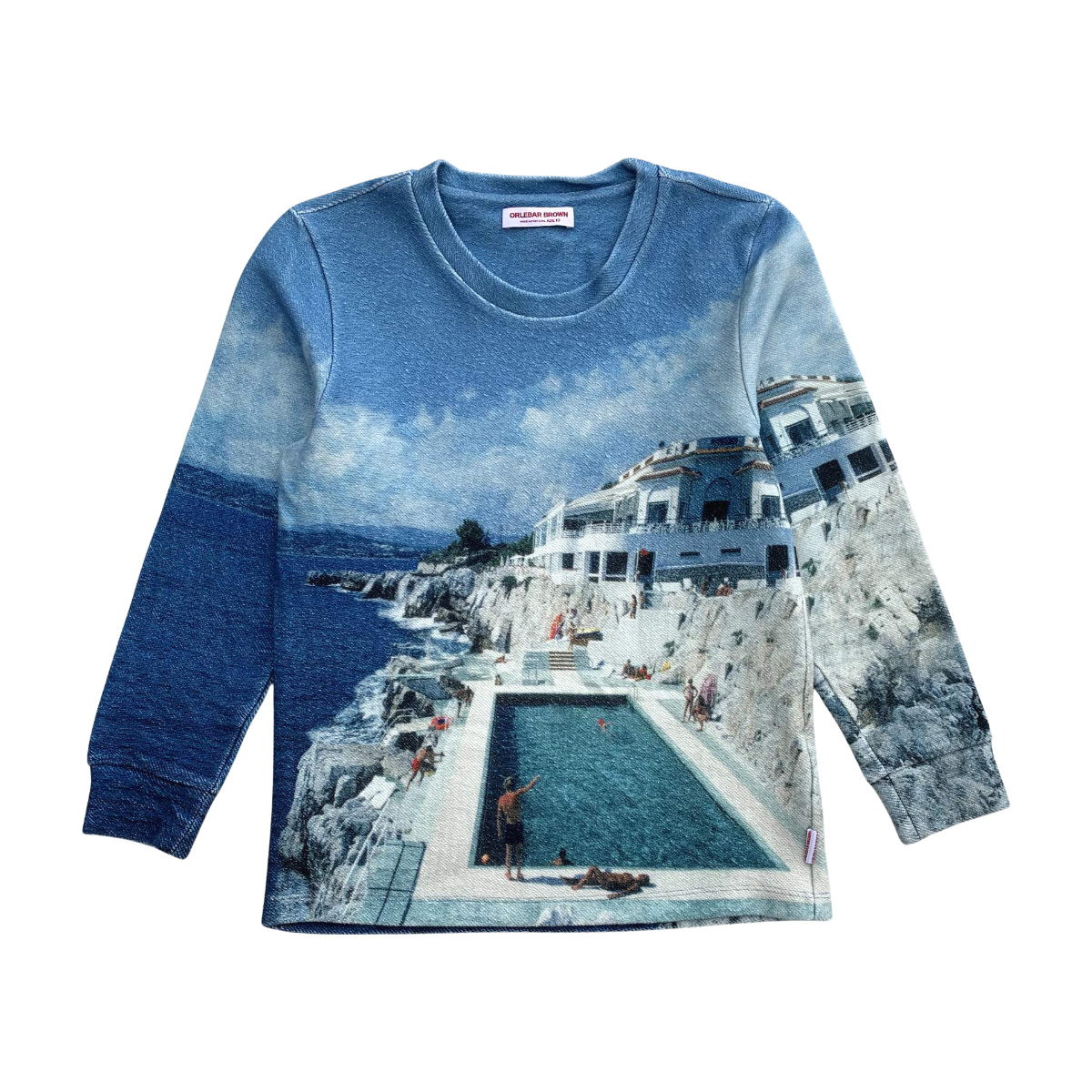 ORLEBAR BROWN - PULL - BLEU - 10 ANS