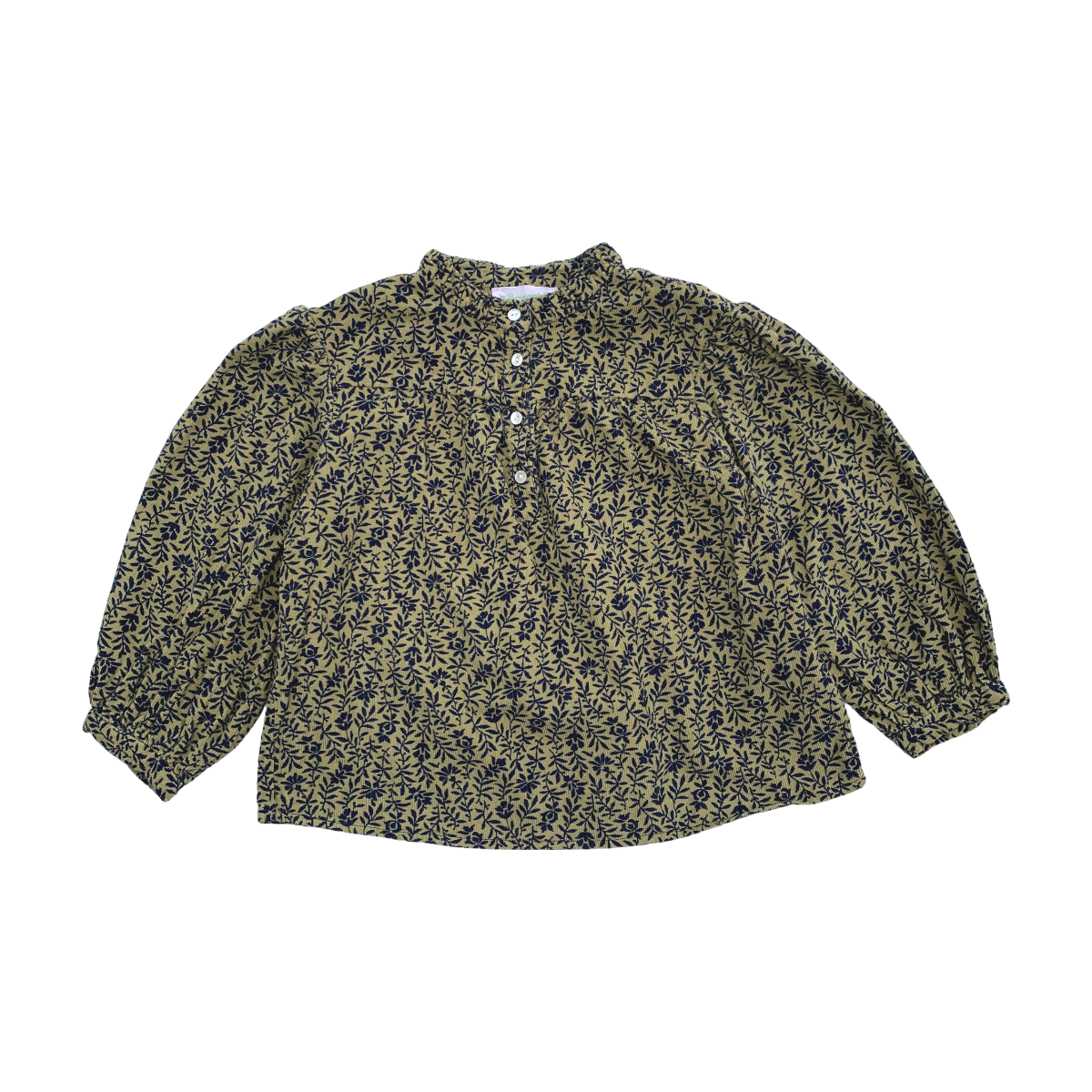 BONPOINT - BLOUSE - MARRON, BLEU - 4 ANS