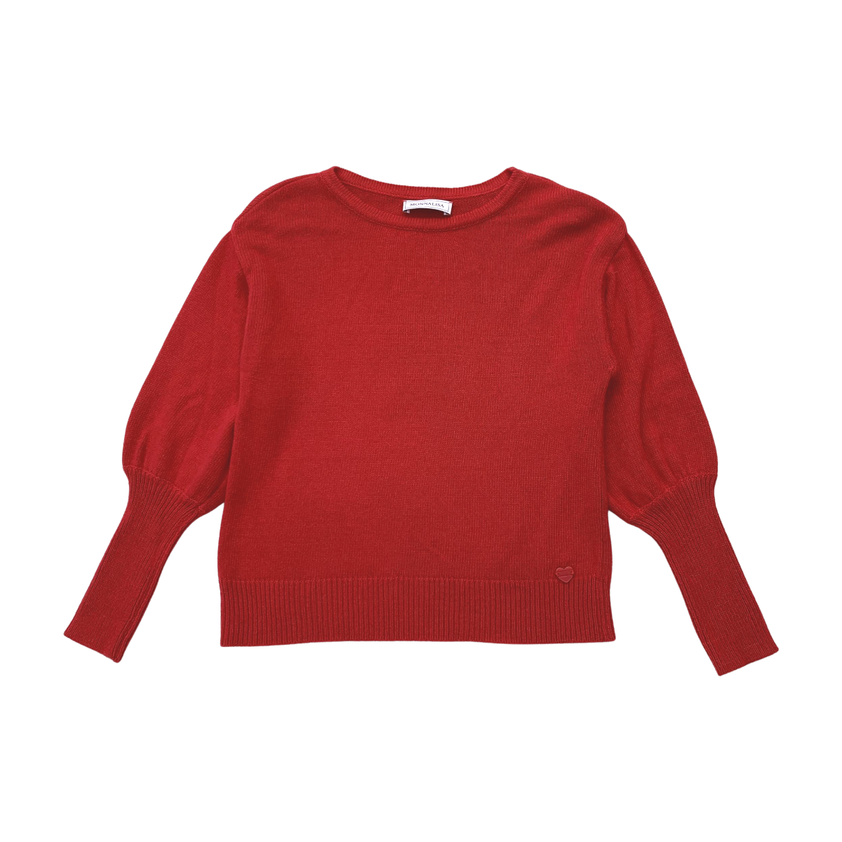 MONNALISA - PULL - ROUGE - 8 ANS