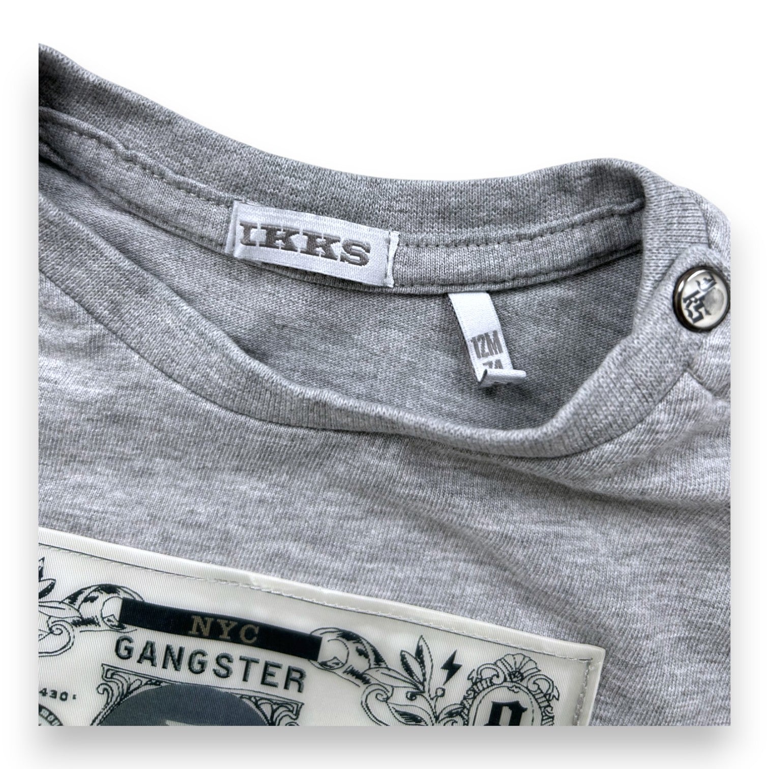 IKKS - T-SHIRT - GRAU - 12 MONATE