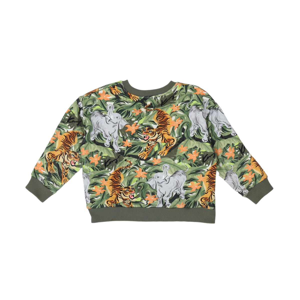 KENZO - PULL - VERT - 6 ANS