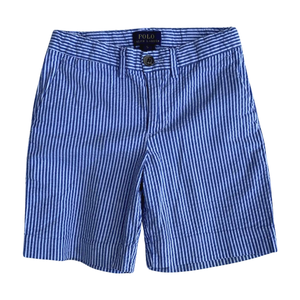 RALPH LAUREN - SHORT - BLANC, BLEU - 5 ANS