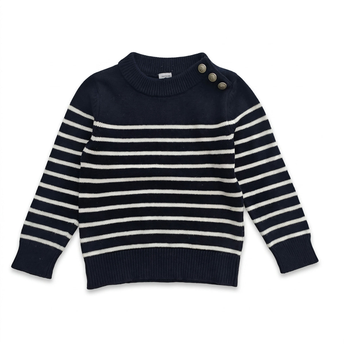 PETIT BATEAU - PULL - BLEU - 4 ANS