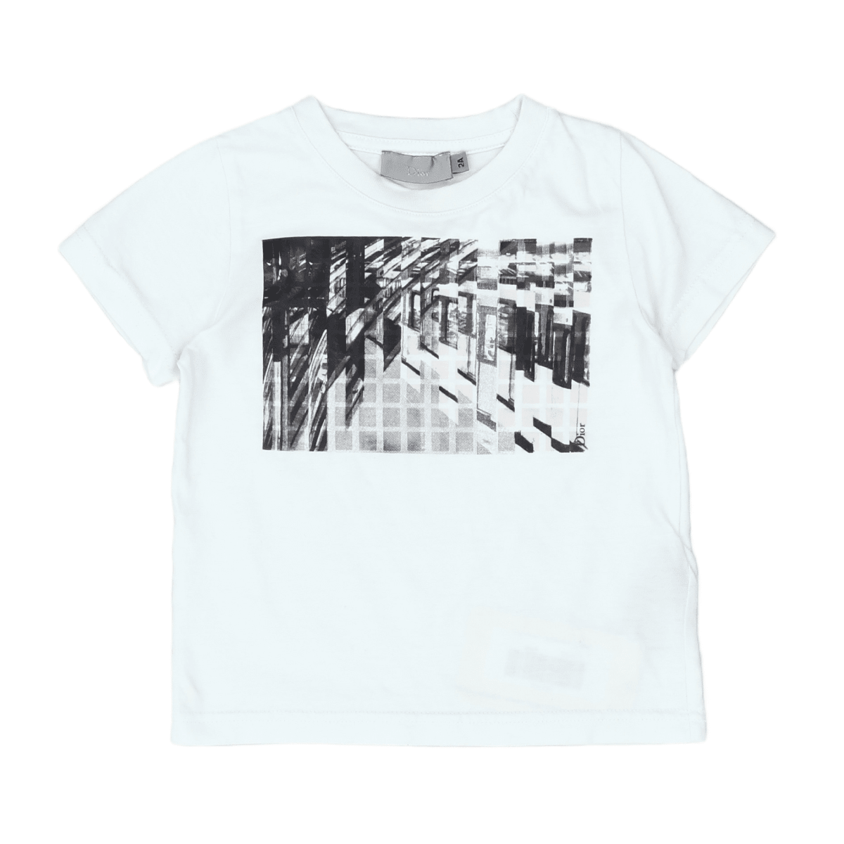 DIOR - T-SHIRT - WHITE, BLACK - 24 MONTHS