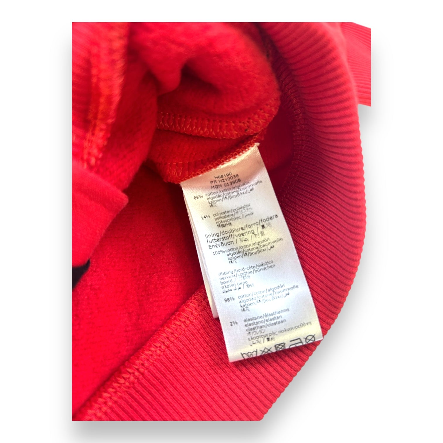 GIVENCHY - SWEATSHIRT - RED, BLACK - 9 MONTHS