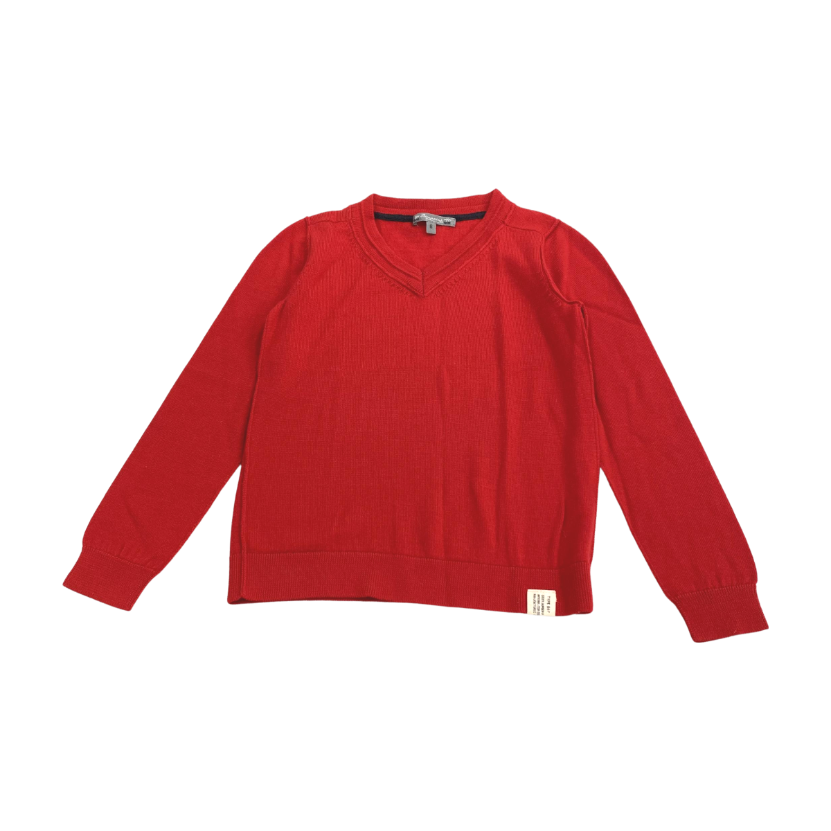 BONPOINT - PULL - ROUGE - 8 ANS