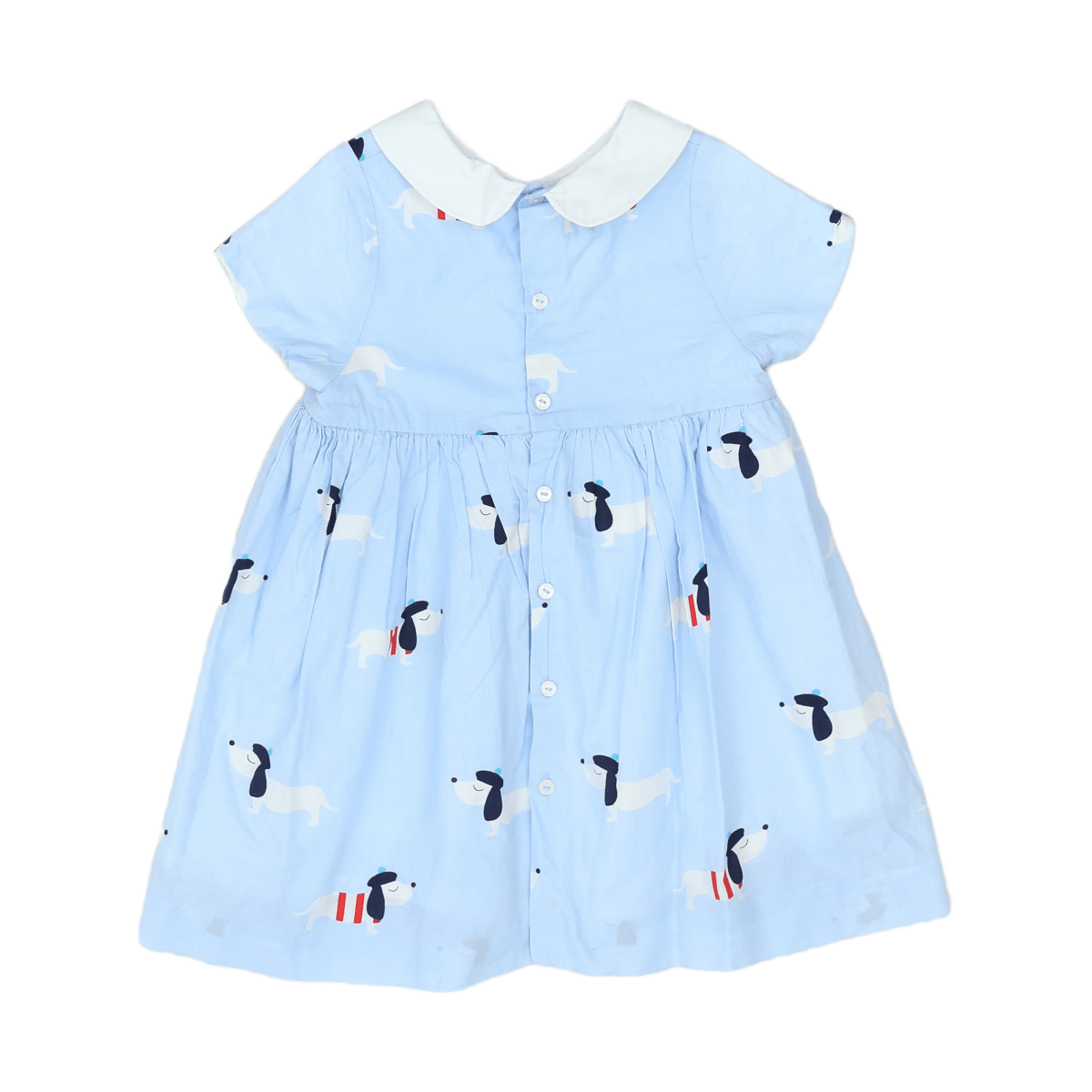 JACADI - DRESS - BLUE - 24 MONTHS