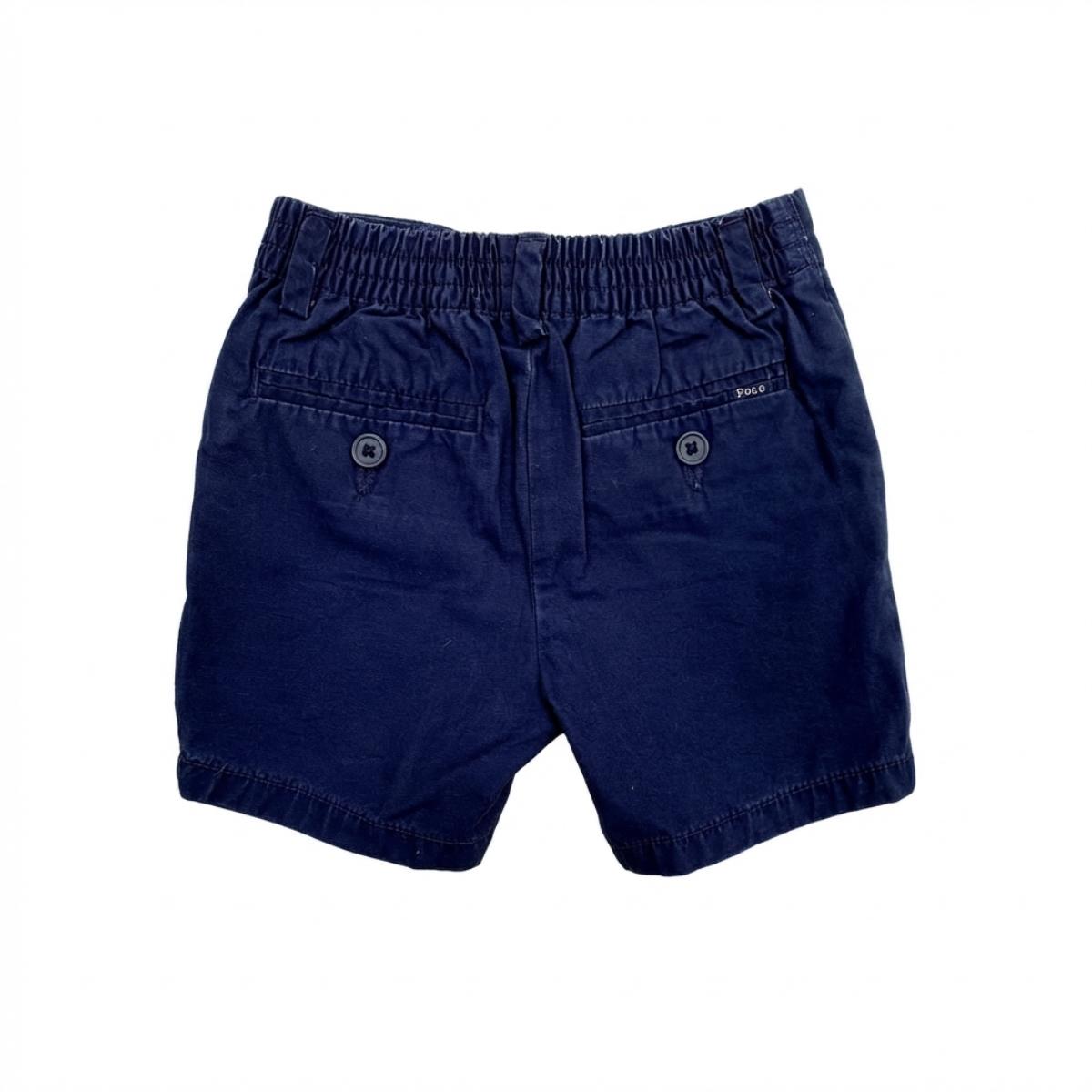 RALPH LAUREN - SHORT - BLEU - 12 MOIS