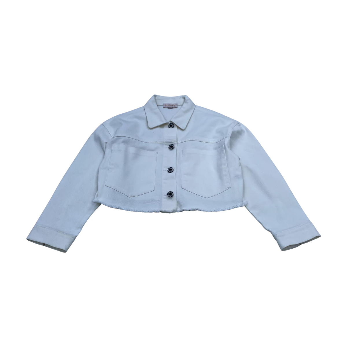 PLEASE LUXURY - VESTE - BLANC - 10 ANS