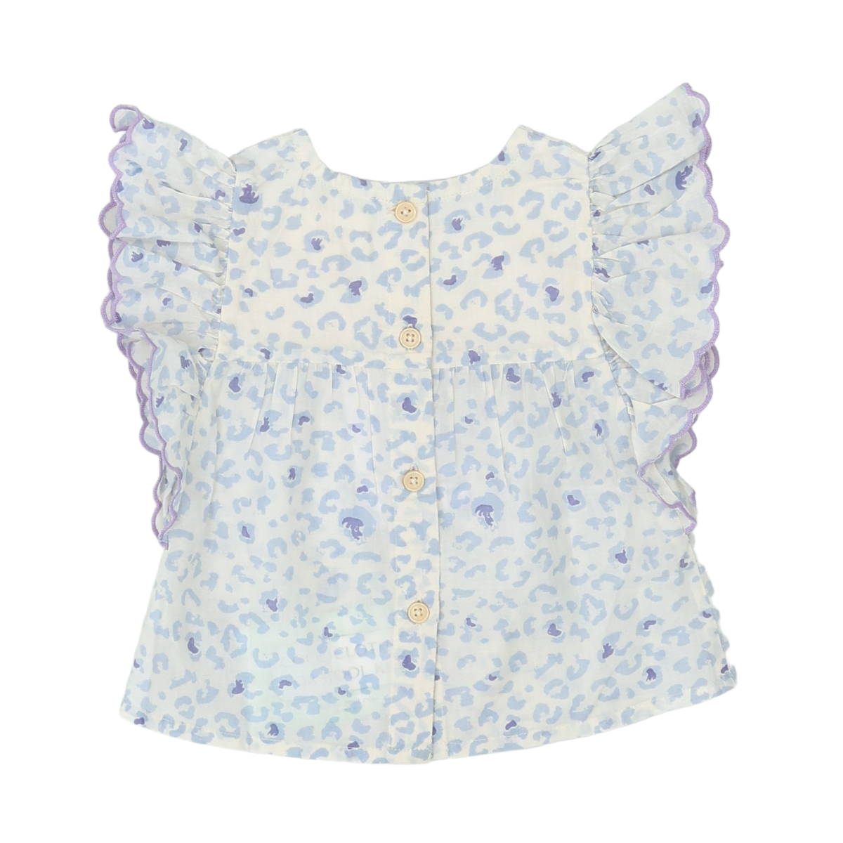 LOUIS LOUISE - BLOUSE - BLANC, BLEU - 6 MOIS