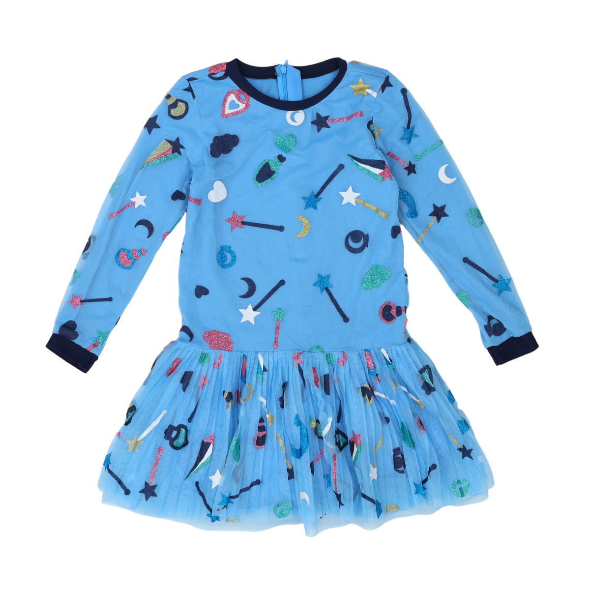 BILLIEBLUSH - ROBE - BLEU - 10 ANS
