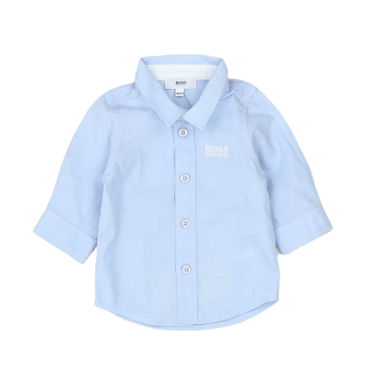 HUGO BOSS - CHEMISE - BLEU - 3 MOIS