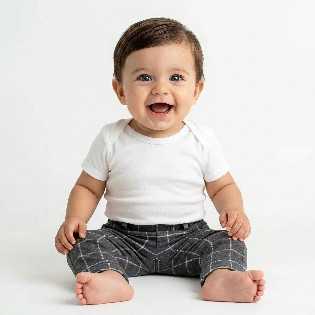 TARTINE & CHOCOLAT - PANTALON - GRIS - 6 MOIS