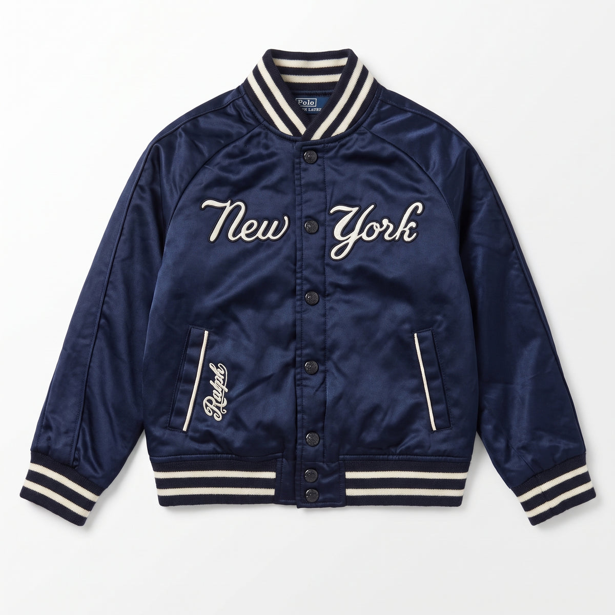 RALPH LAUREN - BOMBERS - BLEU - 6 ANS