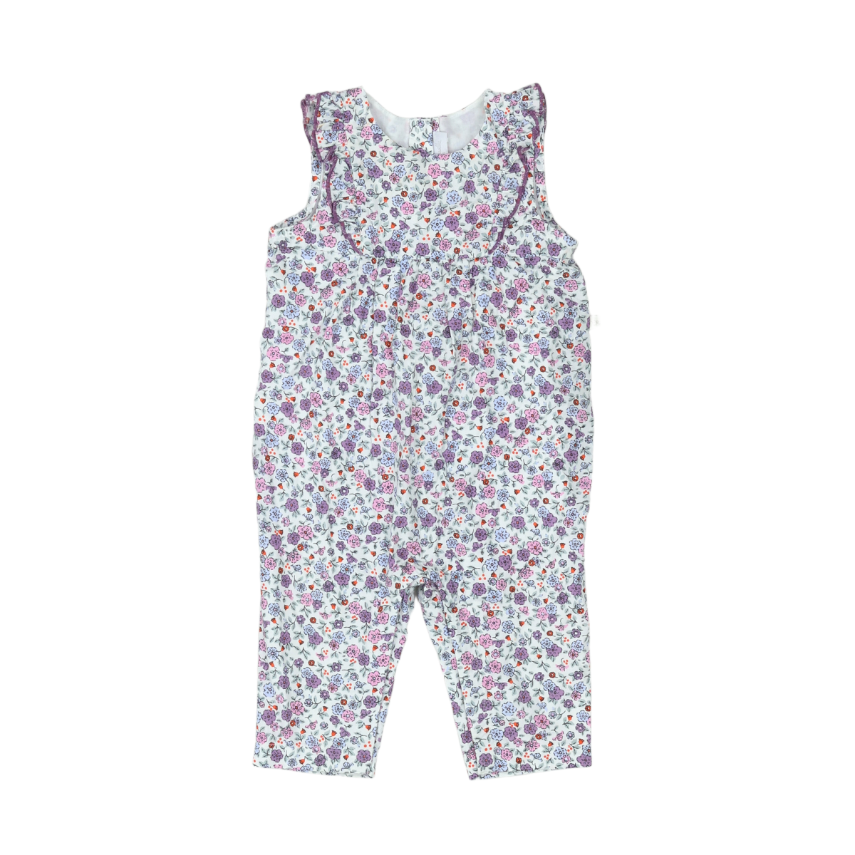 CADET ROUSSELLE - COMBINAISON - BLANC, VIOLET - 12 MOIS