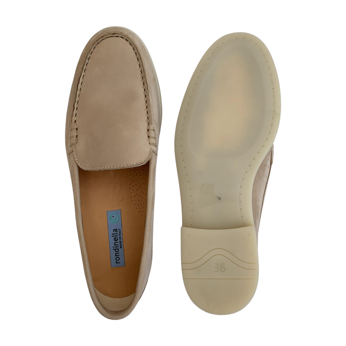 RONDINELLA - MOCASSINS - BEIGE, ROSE -  36