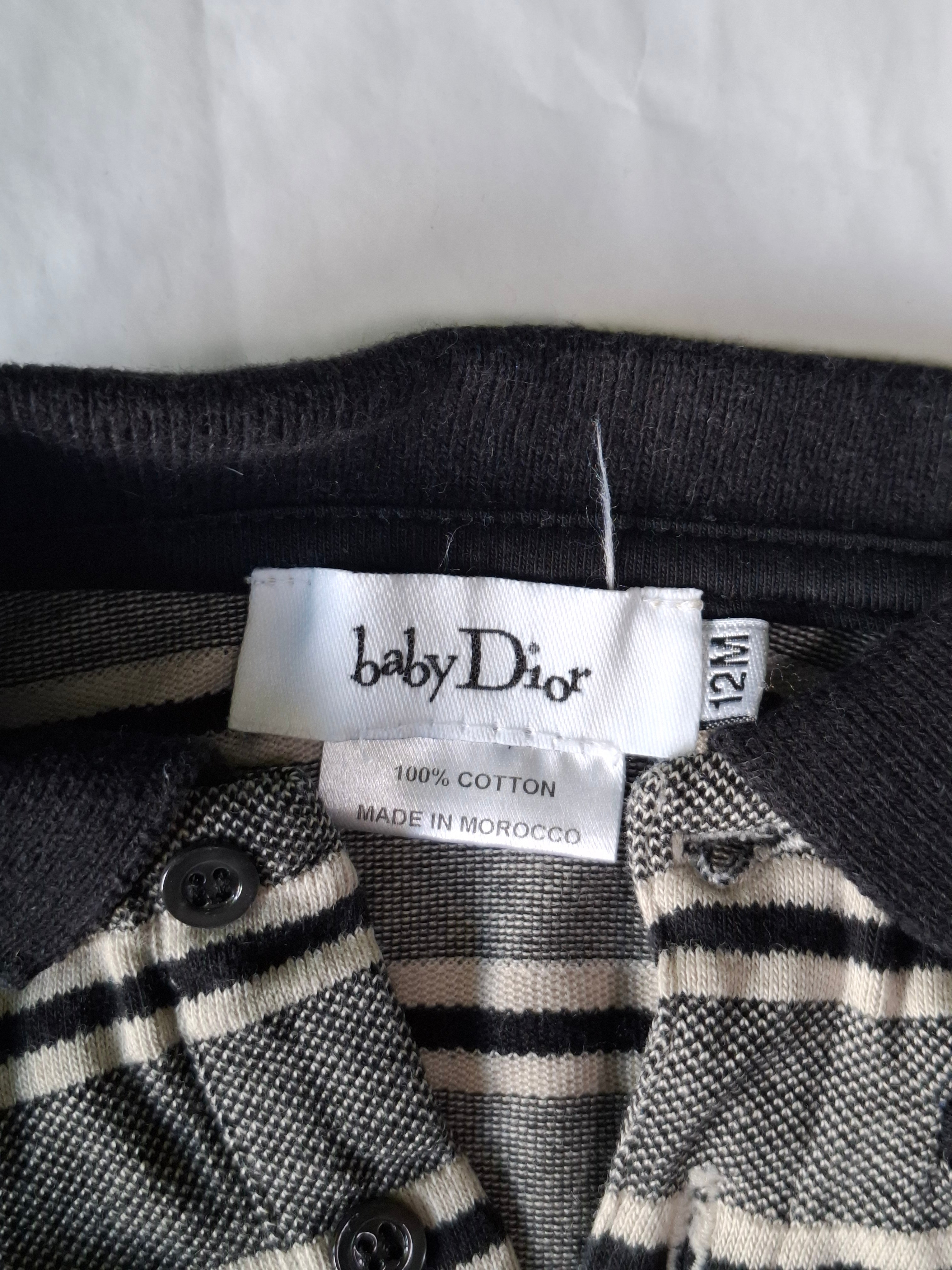 BABY DIOR - POLO - GREY, BLACK - 12 MONTHS