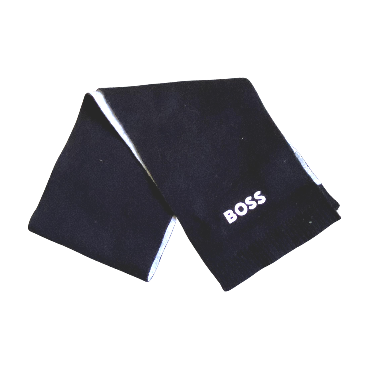 HUGO BOSS - ECHARPE - NOIR, GRIS - 6 MOIS