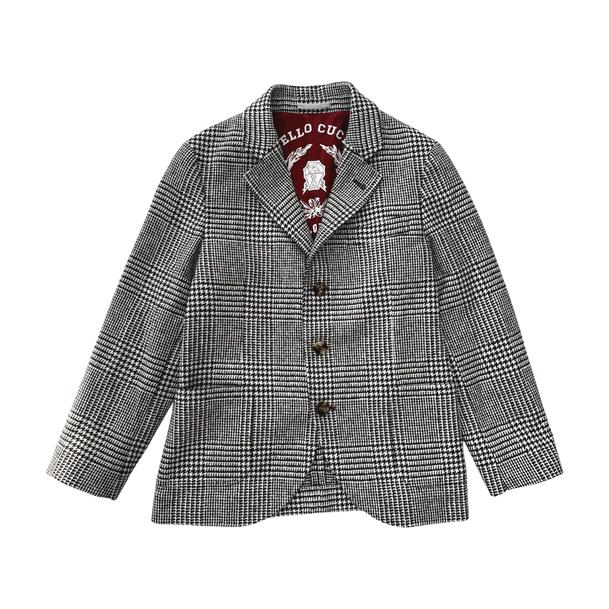 BRUNELLO CUCINELLI - BLAZER - NOIR, BLANC - 8 ANS