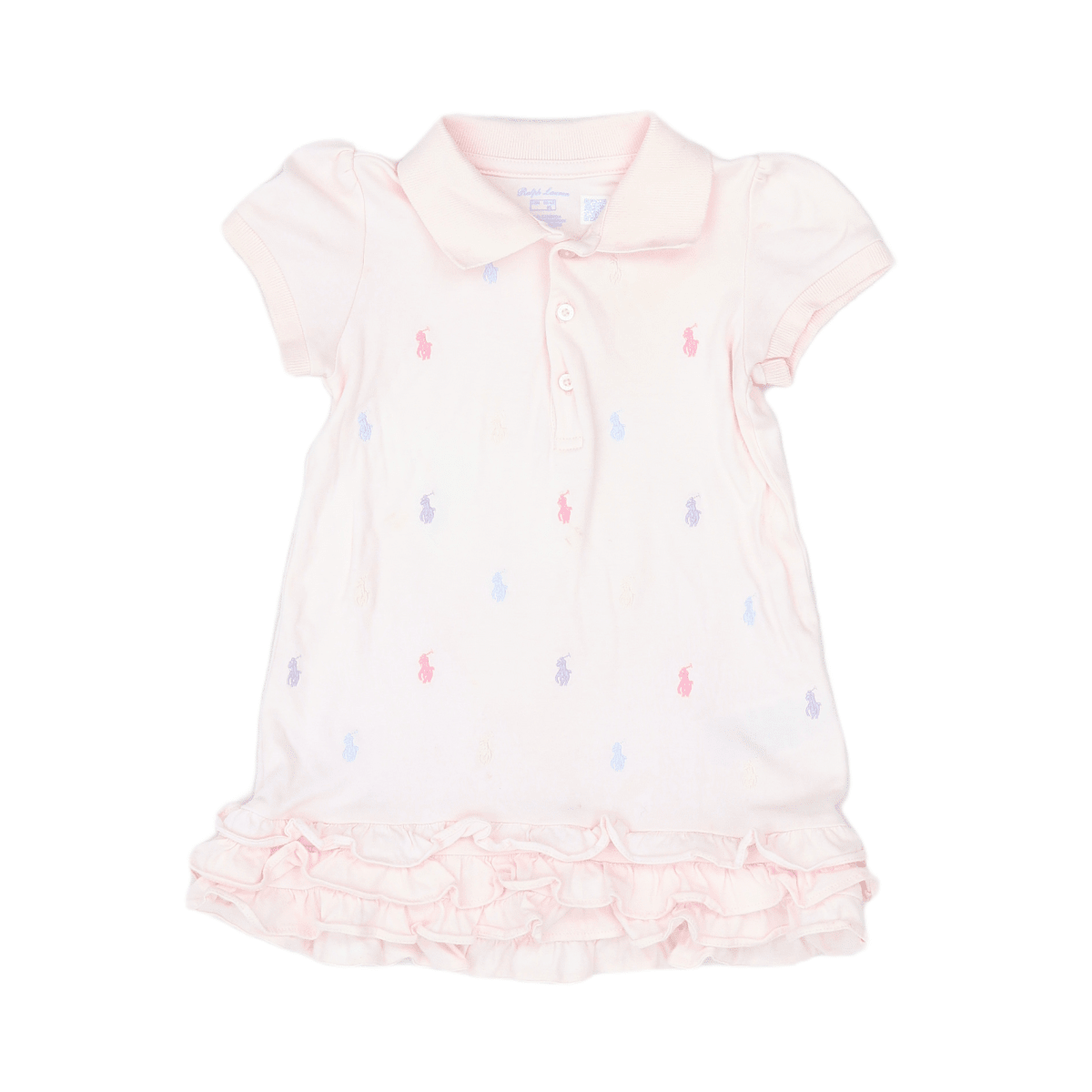 RALPH LAUREN - ROBE - ROSE, MULTICOLORE - 18 MOIS
