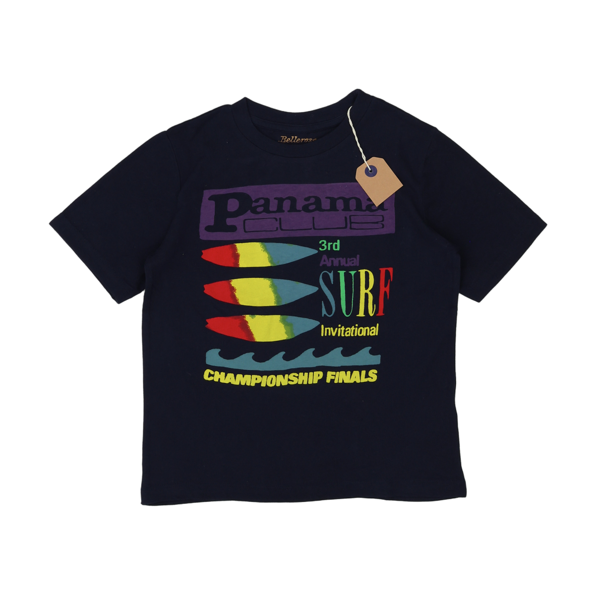 BELLEROSE - T-SHIRT - NOIR, MULTICOLORE - 8 ANS