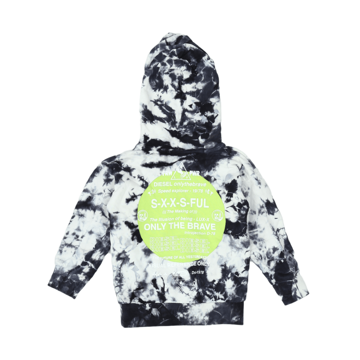 DIESEL - SWEAT - NOIR, BLANC - 4 ANS