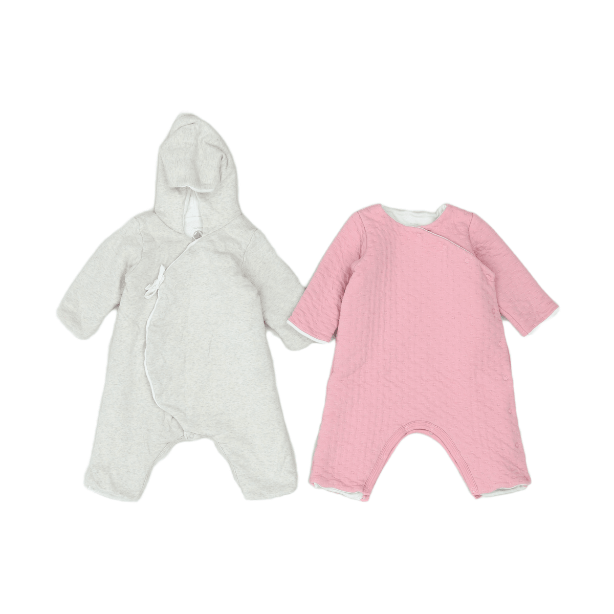 LITTLE BOAT - SET - ROSA, GRAU - 3 MONATE