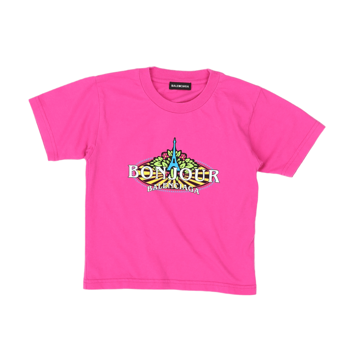 BALENCIAGA - T-SHIRT - ROSE - 4 ANS
