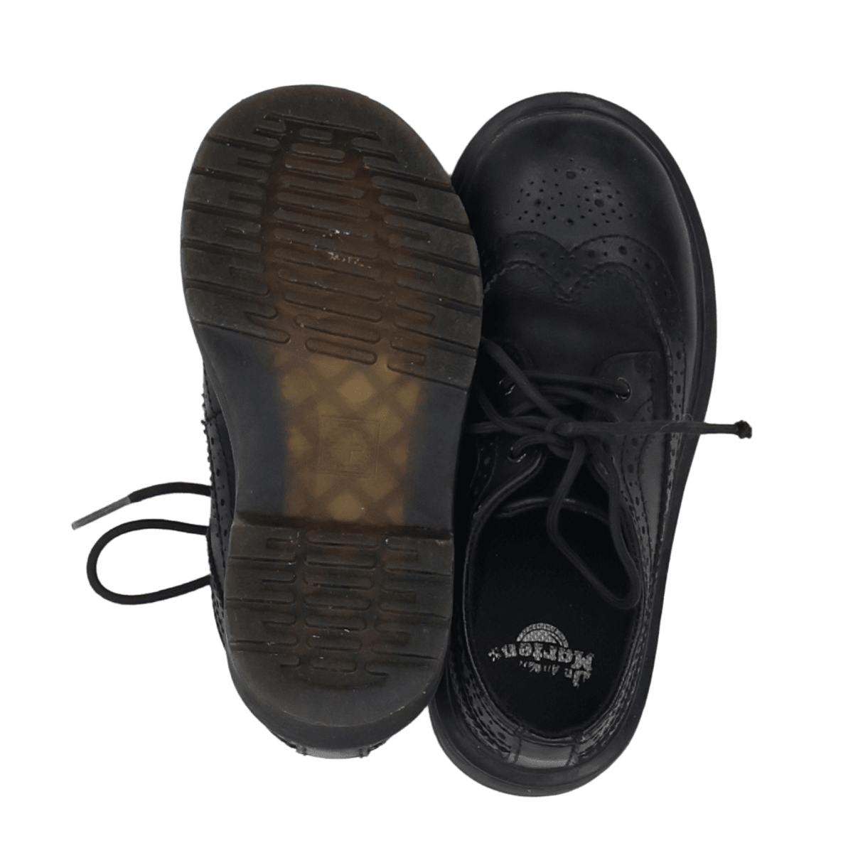 DR. MARTENS - DERBYSTIEFEL - SCHWARZ - 30