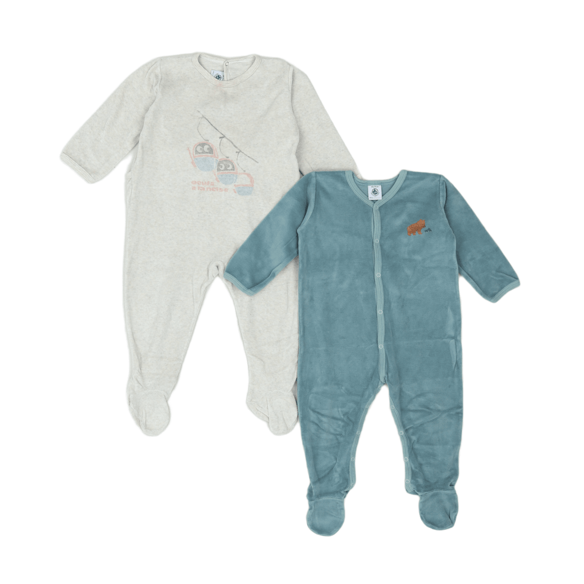 KLEINES BOOT - SET - BEIGE, BLAU - 18 MONATE