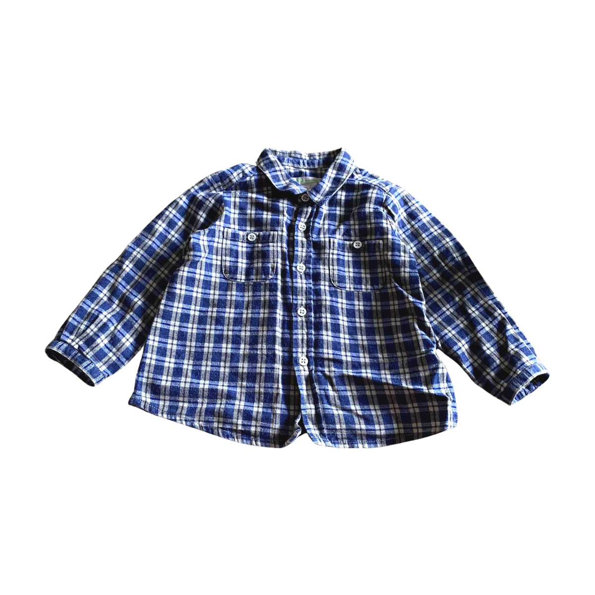 BONPOINT - CHEMISE - BLEU, GRIS - 12 MOIS