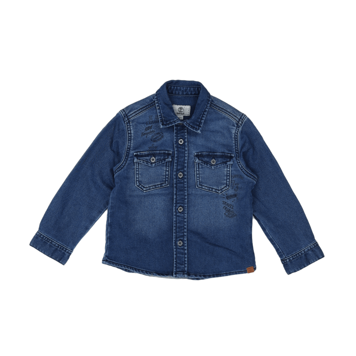 TIMBERLAND - VESTE EN JEAN - BLEU - 4 ANS