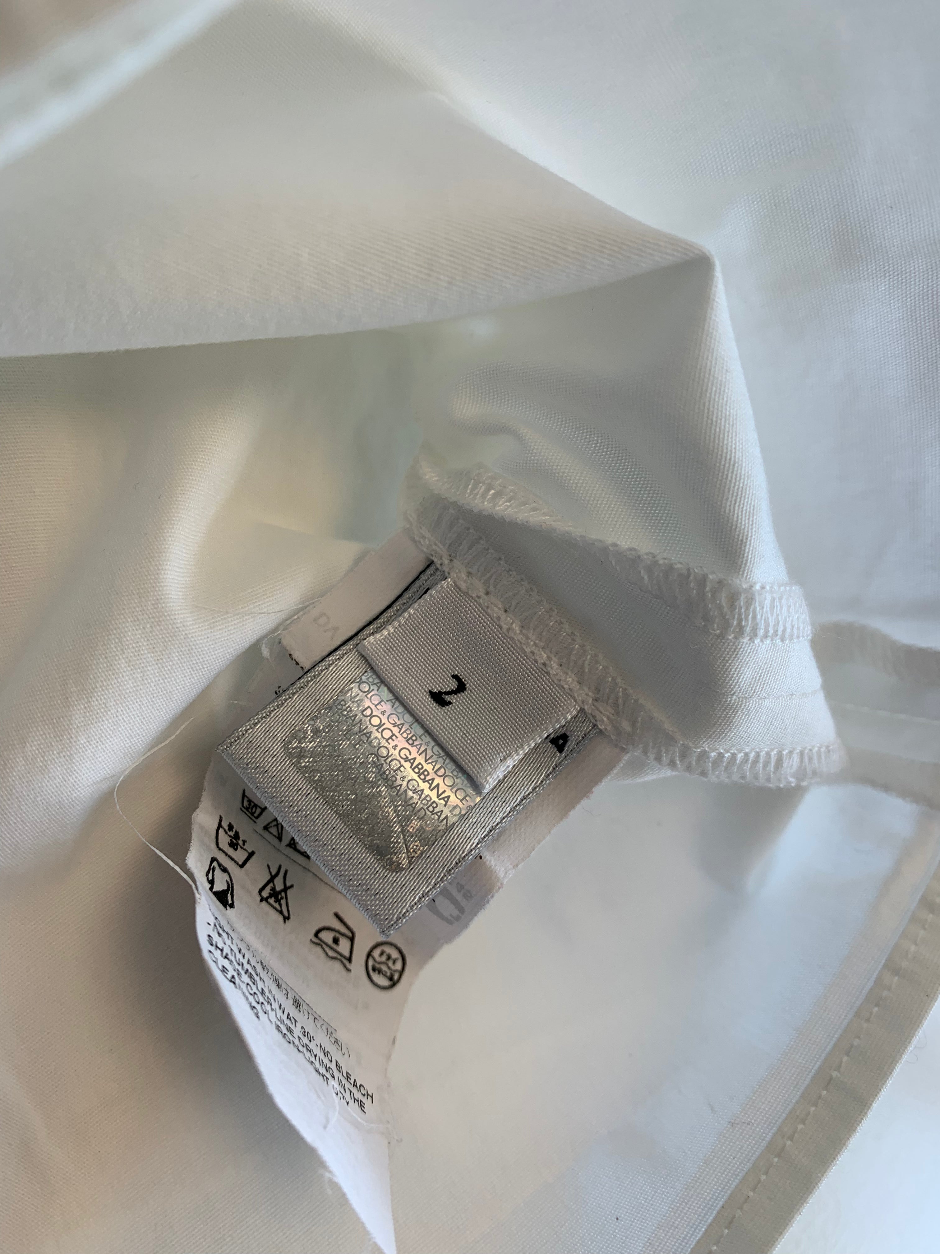 DOLCE & GABBANA - CHEMISE - BLANC - 24 MOIS
