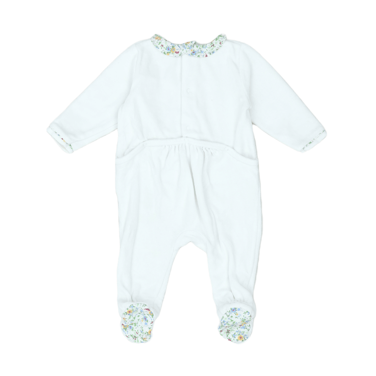 CYRILLUS - PAJAMAS - WHITE - 6 MONTHS