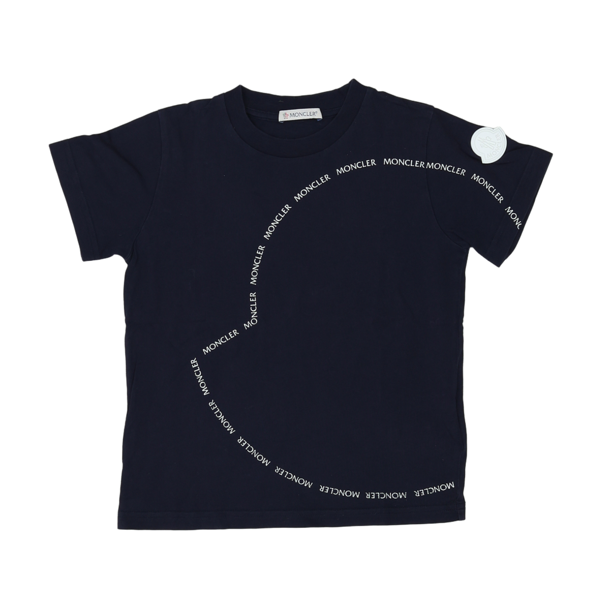 MONCLER - T-SHIRT - BLEU - 4 ANS
