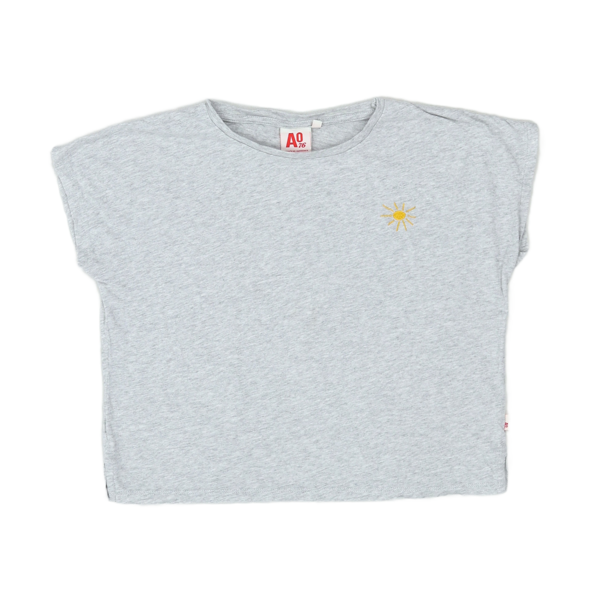 AO76 - T-SHIRT - GRIS - 12 ANS