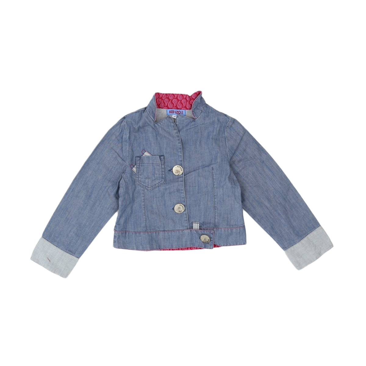 KENZO - VESTE - BLEU, ROSE - 4 ANS