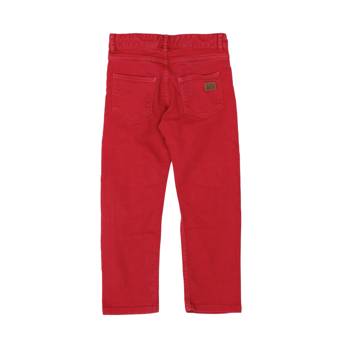 BONTON - PANTALON - ROUGE - 6 ANS