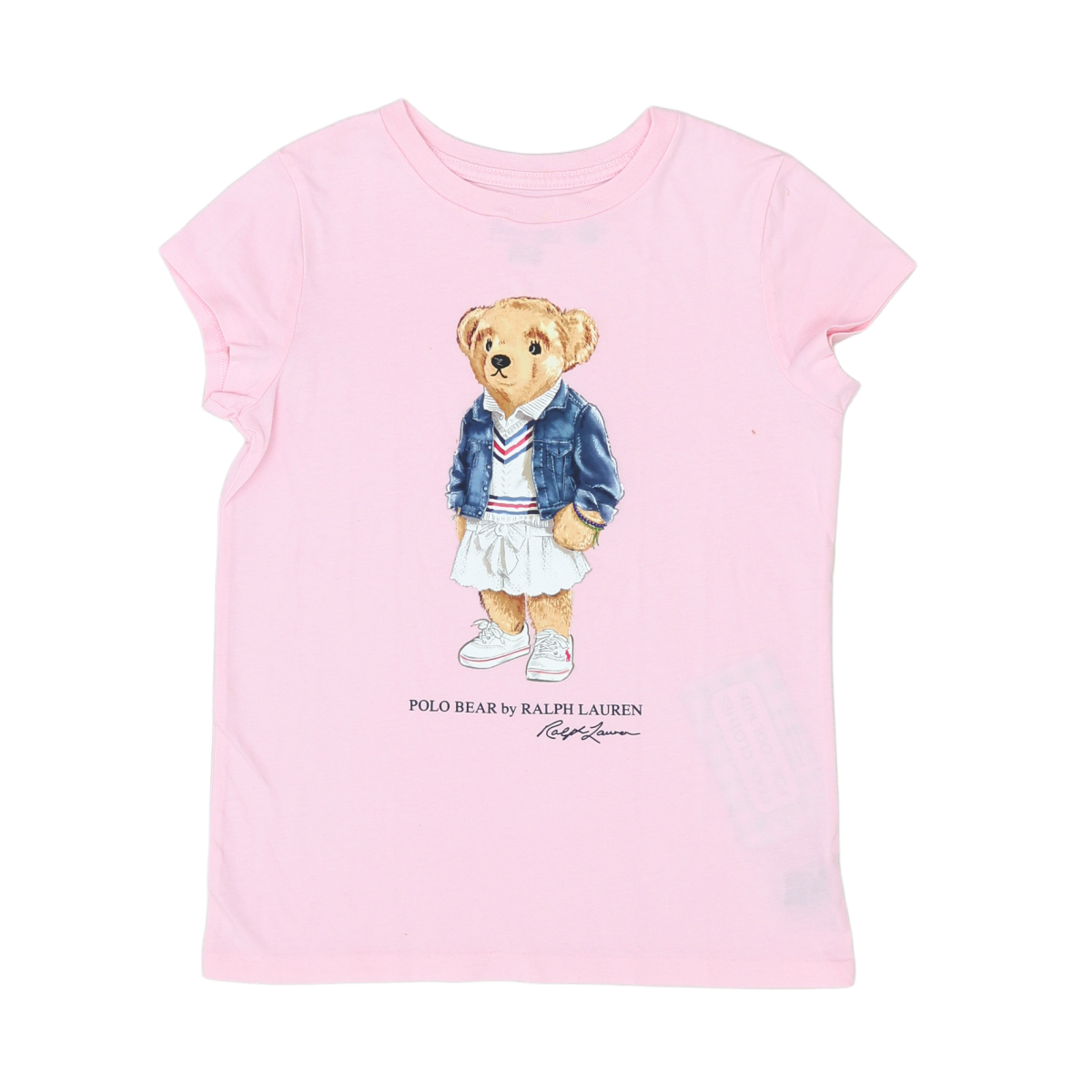 RALPH LAUREN - T-SHIRT - ROSE - 7 ANS