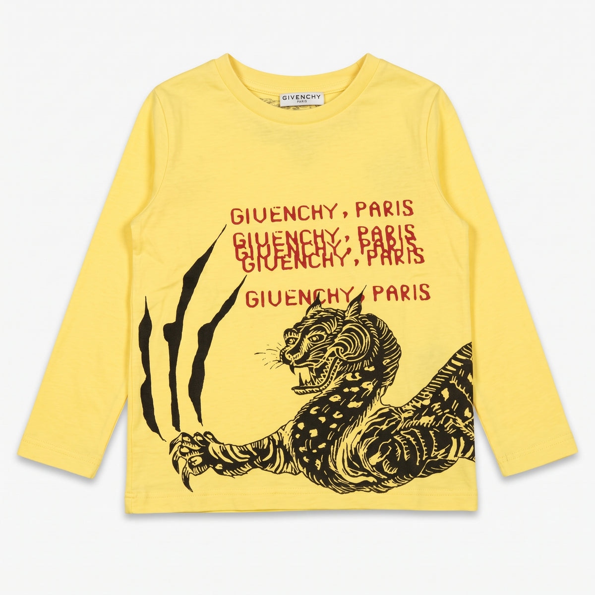 GIVENCHY - T-SHIRT - JAUNE - 6 ANS