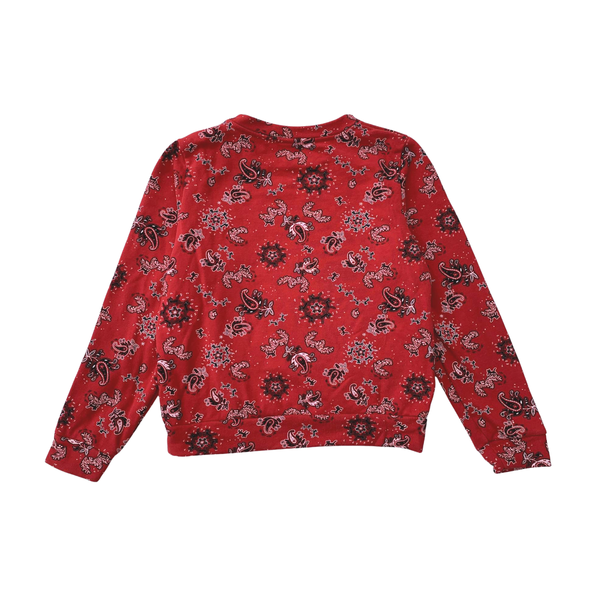 PETIT BATEAU - SWEAT - ROUGE - 10 ANS
