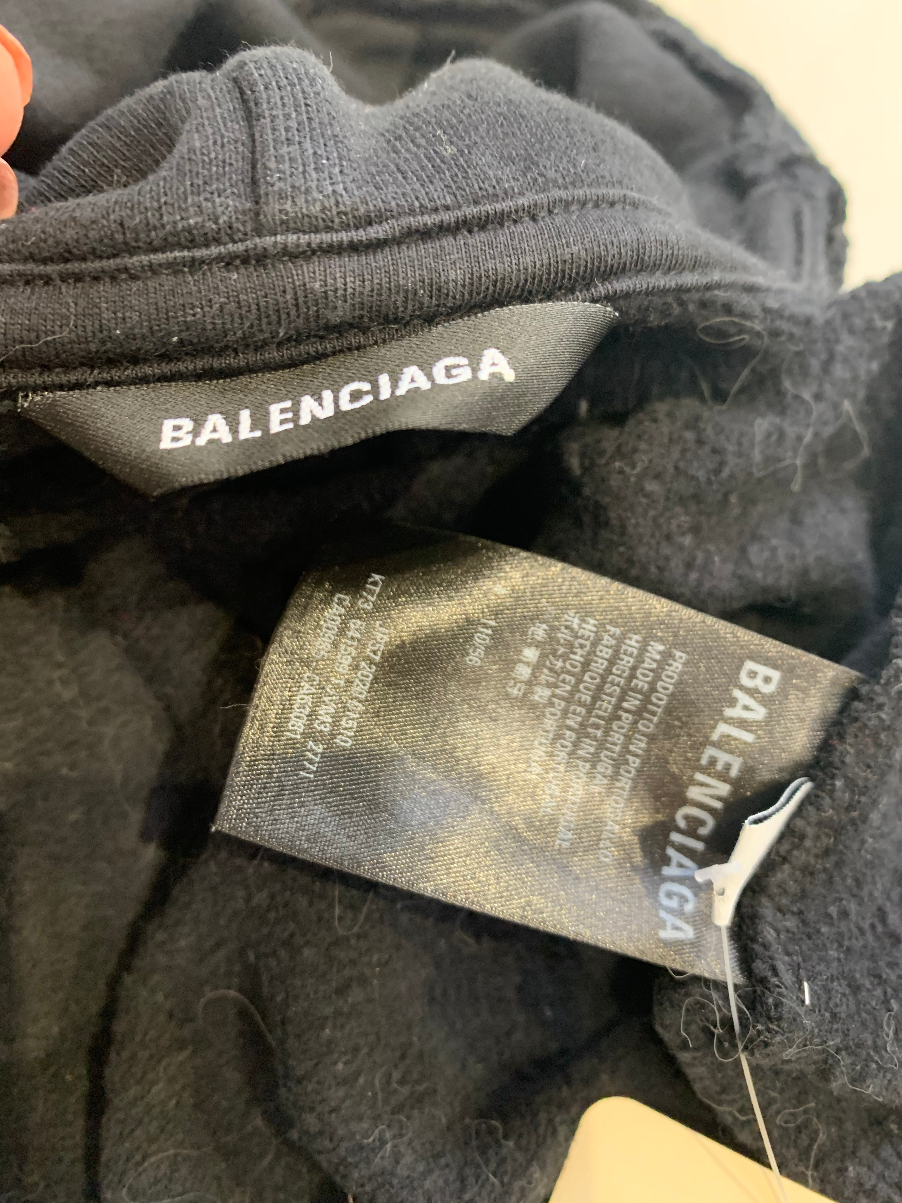 BALENCIAGA - SWEAT - NOIR - 4 ANS